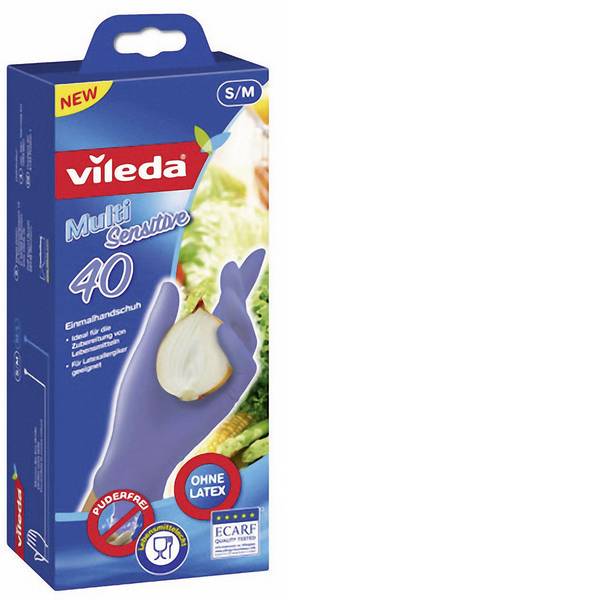 Pulizia della cucina e accessori - Guanti in gomma Vileda Multi Sensitive S/M 40 pezzi - Pulizia della cucina e accessori - Guanti in gomma Vileda Multi Sensitive S/M 40 pezzi -