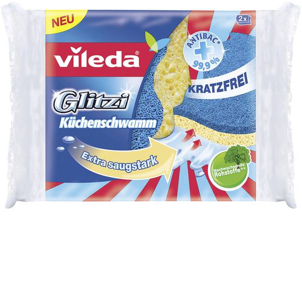Pulizia della cucina e accessori - Spugne da cucina Vileda Glitzi confezione da 2 pz - Pulizia della cucina e accessori - Spugne da cucina Vileda Glitzi confezione da 2 pz -