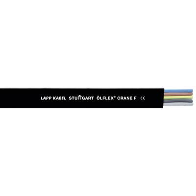 Cavo multiconduttore rivestito in nero, contrassegnato con 'Lapp Kabel Stuttgart Ölflex Crane F CE'.