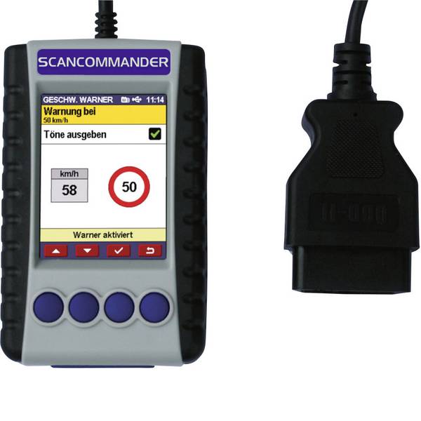 Tester, misuratori e scanner OBD - Diamex Strumento diagnostico OBD II ScanCommander 7207 - Tester, misuratori e scanner OBD - Diamex Strumento diagnostico OBD II ScanCommander 7207 -
