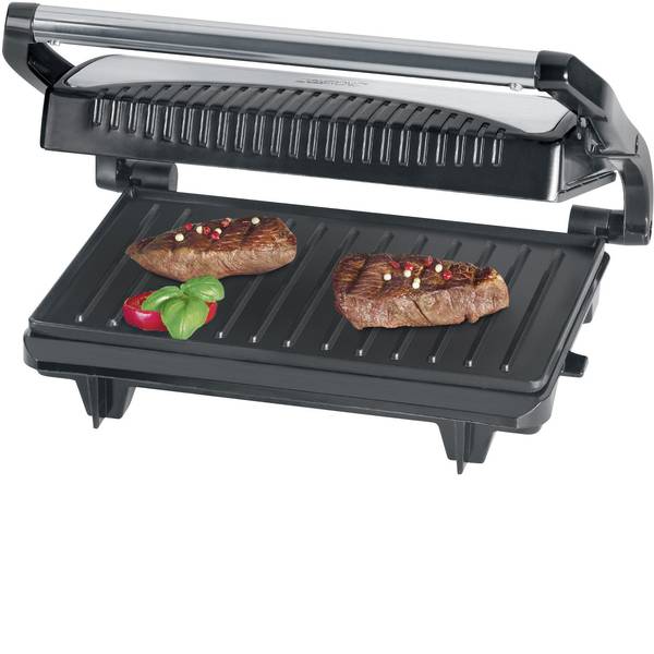 Grill - Clatronic MG 3519 Tavolo Griglia a contatto Nero, Acciaio - Grill - Clatronic MG 3519 Tavolo Griglia a contatto Nero, Acciaio -