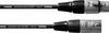 XLR Cavo di collegamento Cordial CFM1FM [1x Presa XLR - 1x Spina XLR] 1.00 m Nero