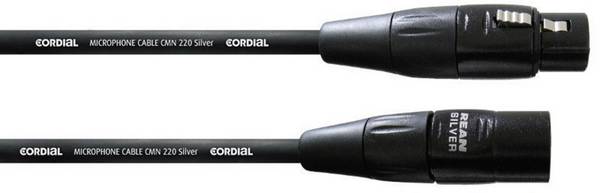 XLR Cavo di collegamento Cordial CIM5FM [1x Presa XLR - 1x Spina XLR] 5.00 m Nero