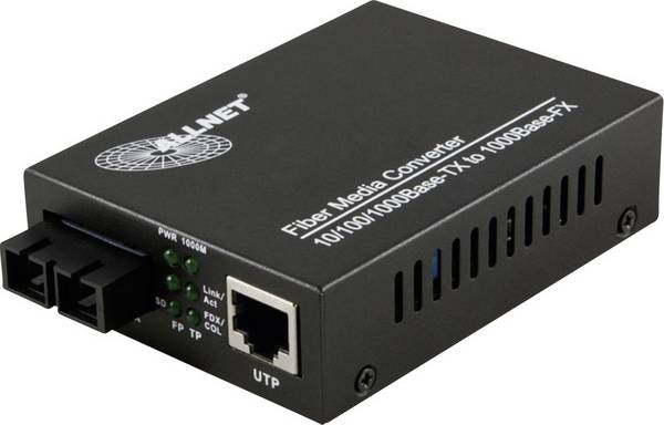 Allnet ALL-MC105G-SC-SM LAN, SFP Media converter di rete 1 GBit/s