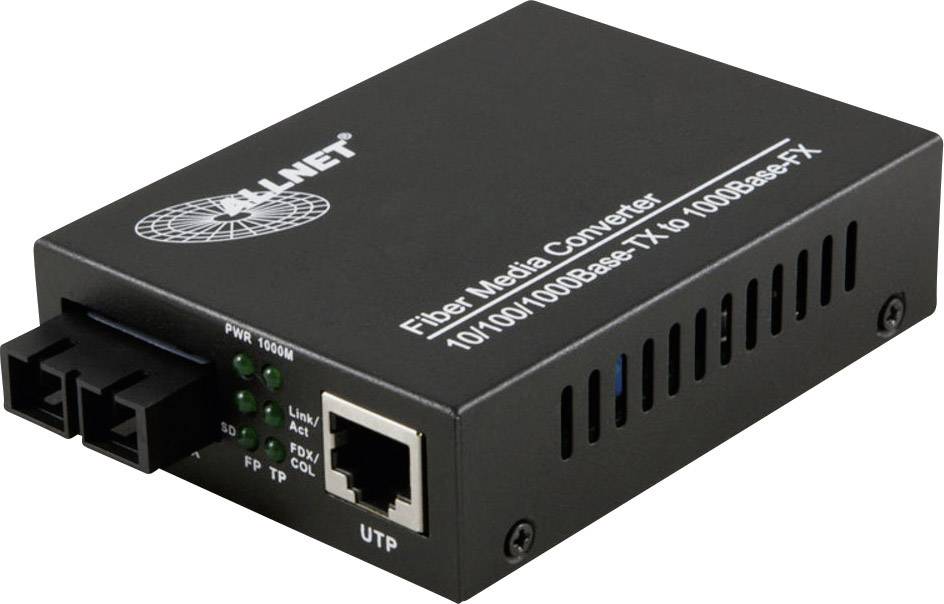 Allnet ALL-MC105G-SC-SM LAN, SFP Media converter di rete 1 GBit/s-0