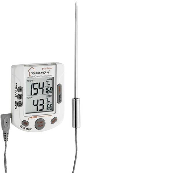 Termometri per la cucina - TFA 14.1503 Termometro da cucina Temperatura forno e nucleo, con touch screen, con temporizzatore, Allarme maiale, - Termometri per la cucina - TFA 14.1503 Termometro da cucina Temperatura forno e nucleo, con touch screen, con temporizzatore, Allarme maiale, -