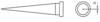 Weller LT SHS Punta di saldatura Forma oblunga, conica Dimensione punta 0.4 mm Lunghezza punte 21 mm Contenuto 1 pz.