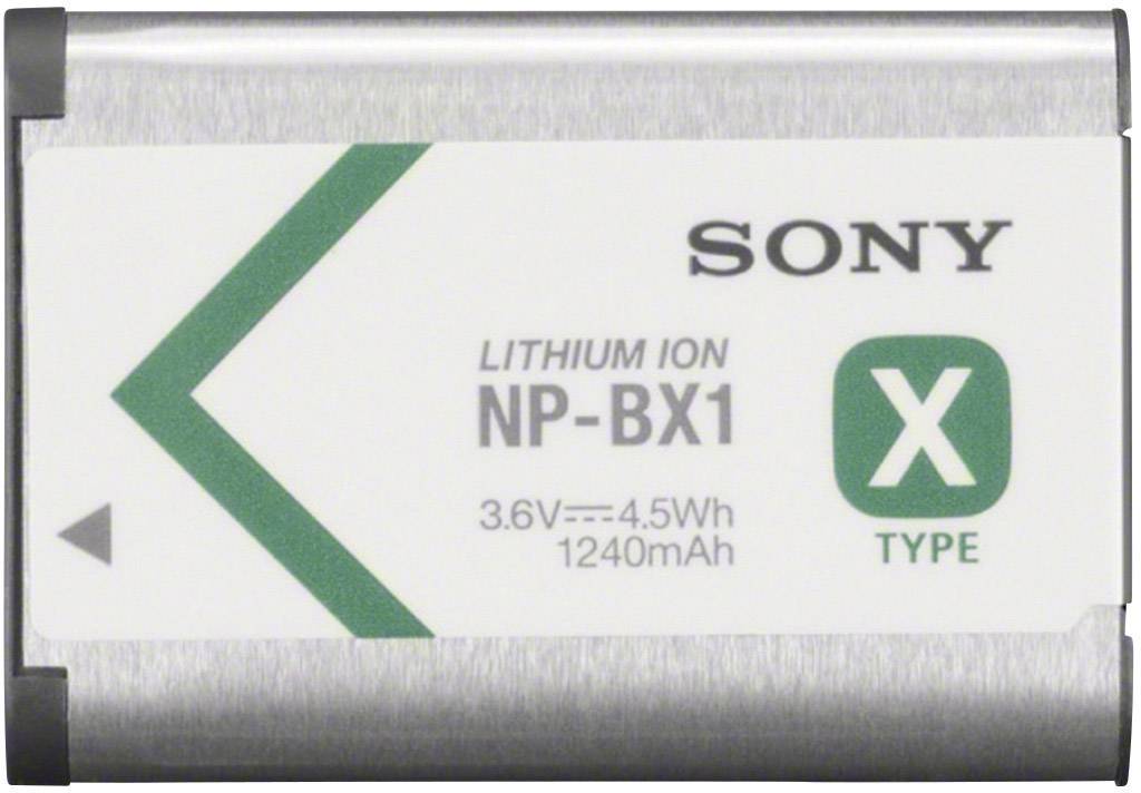 Sony NP-BX1 Batteria ricaricabile fotocamera sostituisce la batteria originale (camera) NP-BX1 3.6 V 1240 mAh-1