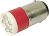 CML Innovative Technologies 18640350C Luce di segnalazione a LED Rosso BA15d 24 V/DC, 24 V/AC 1260 mcd