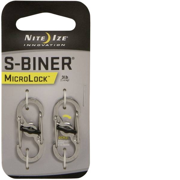 Tende e accessori - Moschettone NITE Ize MicroLock S-Biner 2 NI-LSBM-11-2R3 2 pz. - Tende e accessori - Moschettone NITE Ize MicroLock S-Biner 2 NI-LSBM-11-2R3 2 pz. -