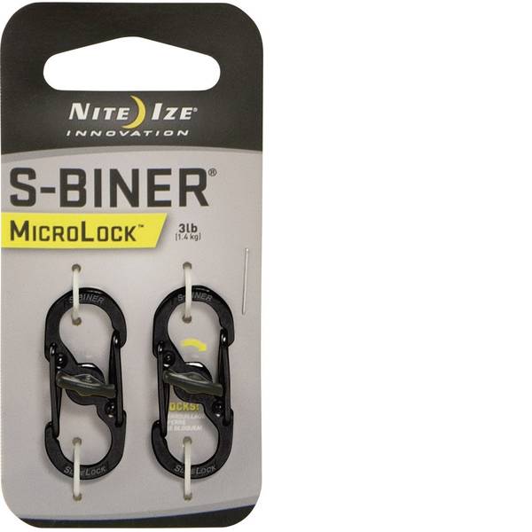Tende e accessori - Moschettone NITE Ize MicroLock S-Biner 2 NI-LSBM-01-2R3 2 pz. - Tende e accessori - Moschettone NITE Ize MicroLock S-Biner 2 NI-LSBM-01-2R3 2 pz. -