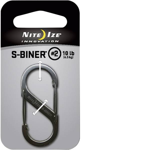 Tende e accessori - Moschettone NITE Ize S-Biner Gr. 2 NI-SB2-03-11 1 pz. - Tende e accessori - Moschettone NITE Ize S-Biner Gr. 2 NI-SB2-03-11 1 pz. -