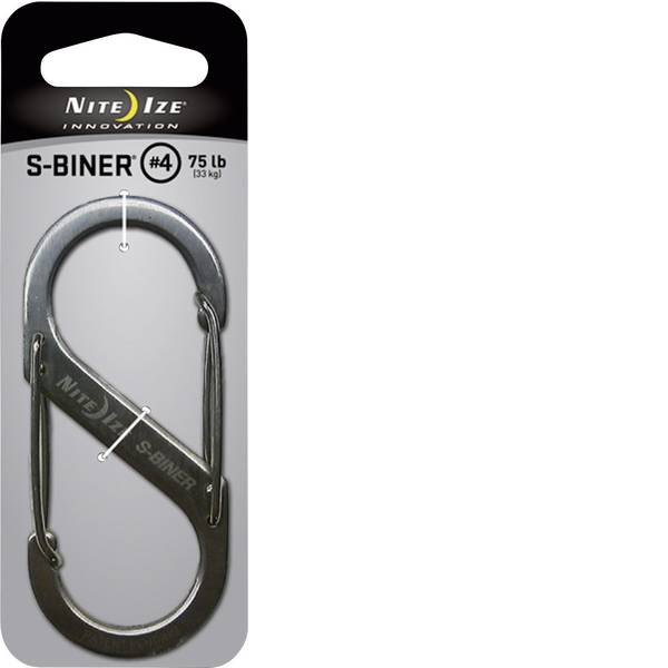 Tende e accessori - Moschettone NITE Ize S-Biner Gr. 4 NI-SB4-03-11 1 pz. - Tende e accessori - Moschettone NITE Ize S-Biner Gr. 4 NI-SB4-03-11 1 pz. -