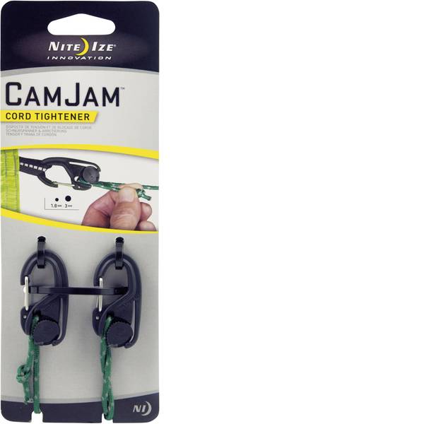 Tende e accessori - Tendifilo con corda NITE Ize CamJam small NI-NCJS-M1-2R3 2 pz. - Tende e accessori - Tendifilo con corda NITE Ize CamJam small NI-NCJS-M1-2R3 2 pz. -