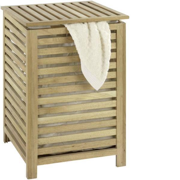 Porta biancheria - Waschetruhe WENKO Norway massiccio, legno noce - Porta biancheria - Waschetruhe WENKO Norway massiccio, legno noce -