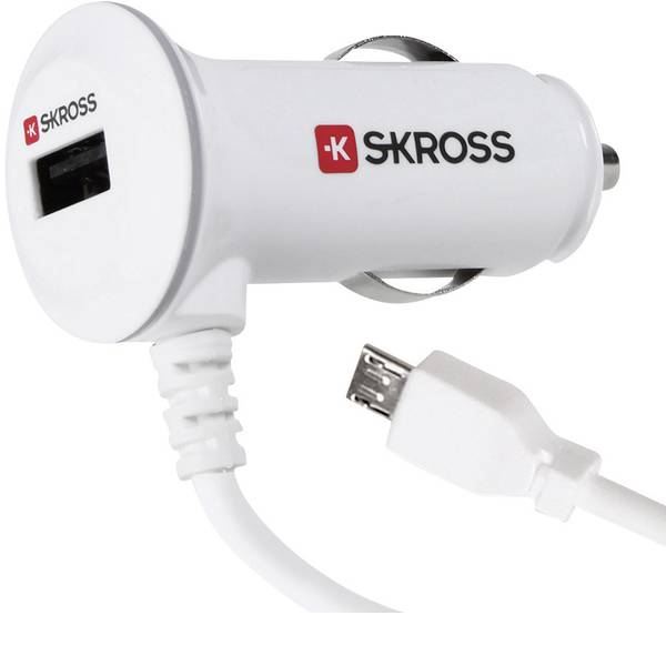 Accessori per presa accendisigari - Skross Adattatore USB per laccendisigari Midget Plus Micro porta USB Portata massima corrente=2.1 A Adatto per USB-A, - Accessori per presa accendisigari - Skross Adattatore USB per laccendisigari Midget Plus Micro porta USB Portata massima corrente=2.1 A Adatto per USB-A, -