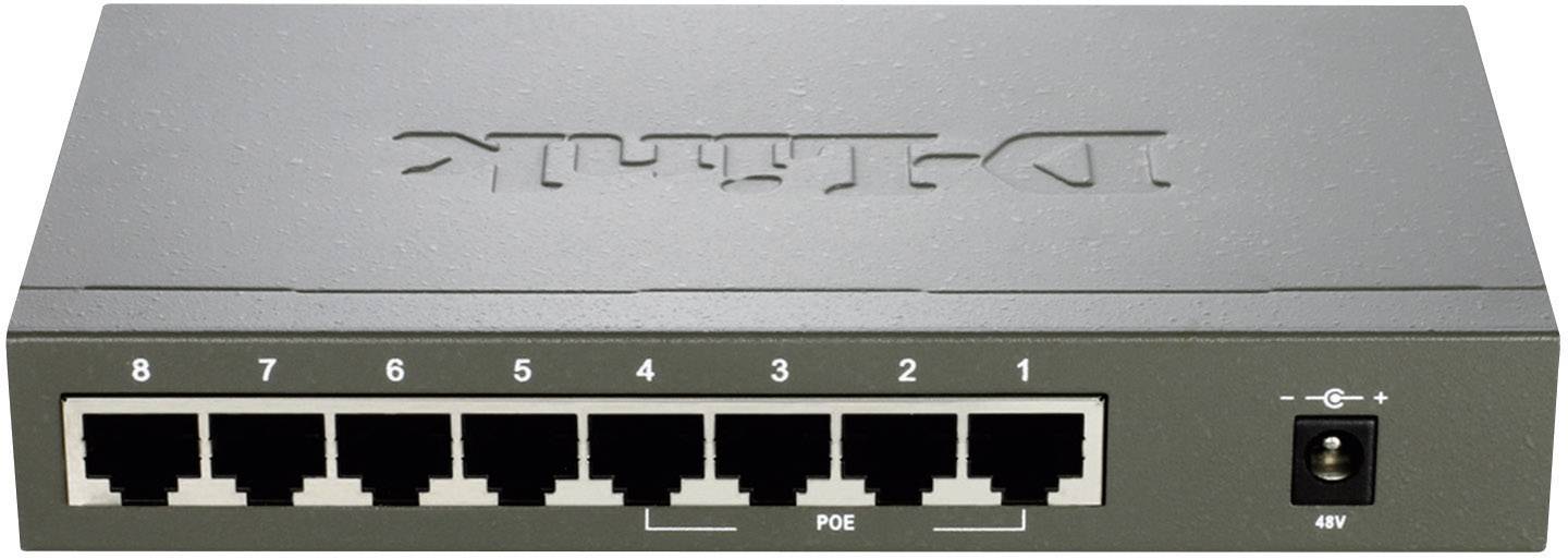 D-Link DES-1008PA Switch di rete 8 Porte 100 MBit/s Funzione PoE-2