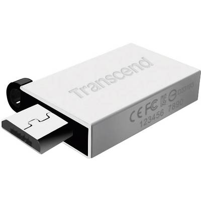 Transcend JetFlash Mobile 380 - Chiavetta USB - 16 GB - USB 2.0 - argento-0