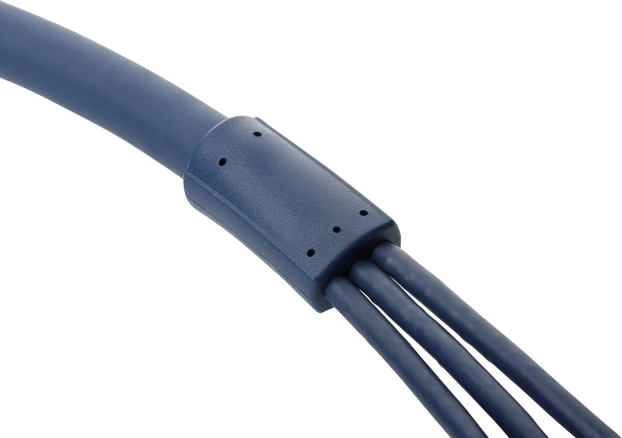 ClickTronic Casual Series - Videokabel - Component Video / RGB - RCA männlich zu RCA männlich - 3 m - Doppelisolierung-3