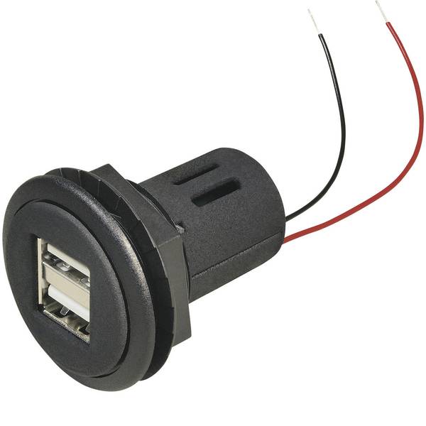 Accessori per presa accendisigari - ProCar Presa USB doppia Portata massima corrente=5 A Adatto per USB-A - Accessori per presa accendisigari - ProCar Presa USB doppia Portata massima corrente=5 A Adatto per USB-A -