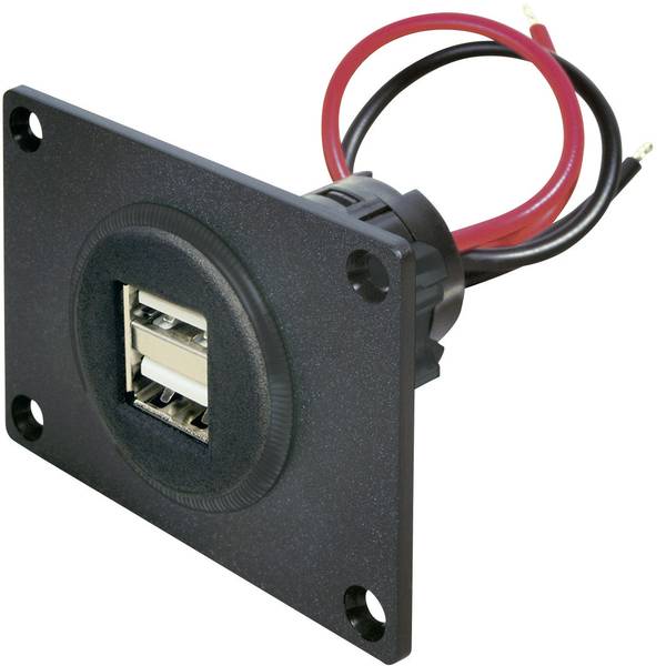 Accessori per presa accendisigari - ProCar Presa USB doppia Portata massima corrente=5 A Adatto per USB-A - Accessori per presa accendisigari - ProCar Presa USB doppia Portata massima corrente=5 A Adatto per USB-A -