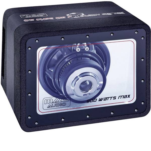 Subwoofer da incasso per auto - Subwoofer attivo per auto 400 W Mac Audio Ice Cube 108 A Black Series - Subwoofer da incasso per auto - Subwoofer attivo per auto 400 W Mac Audio Ice Cube 108 A Black Series -