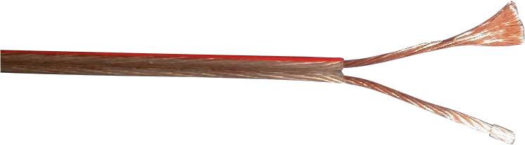 Cavo per altoparlanti 2 x 4 mm² Trasparente Bedea 10529811 Merce a metro
