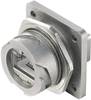 Telegärtner 100007415 STX V1 in metallo 531185 RJ45 versione 1 100007415 Giunto da pannello Poli: 8P8C Numero di poli 8P8C Metallo 1 pz.
