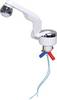 Barwig 20000-230 Rubinetto con miscelatore monocomando Raccordo tubo flessibile 10 mm Bianco, Cromo
