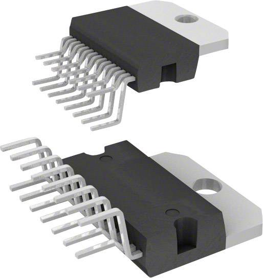 Due componenti elettroniche nere con connettori argentati, simili a un microchip, sono rappresentate una sopra l'altra.