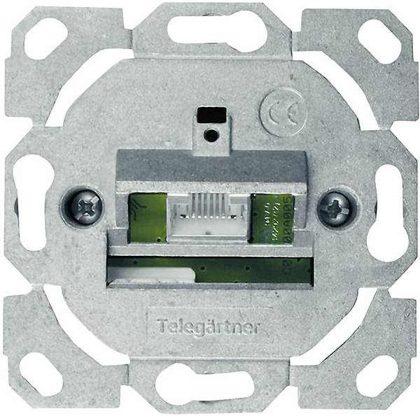 Telegärtner Presa di rete Da incasso Inserto CAT 6 1 Porta