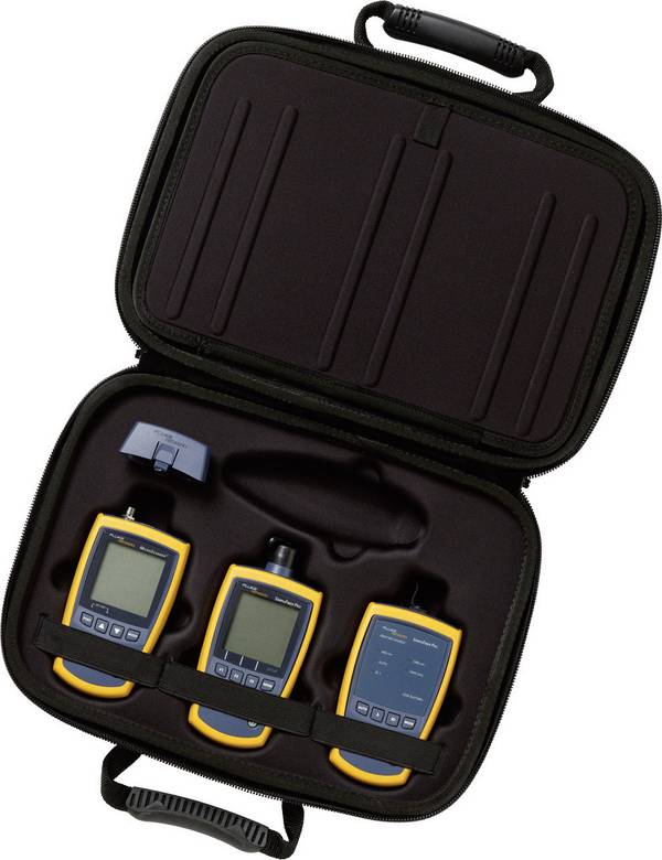 Strumento tester prova cavi Fluke Networks MS2-FTK   "Basic" kit tecnico per rame/fibre ottiche MS2-100 & FTK-KIT