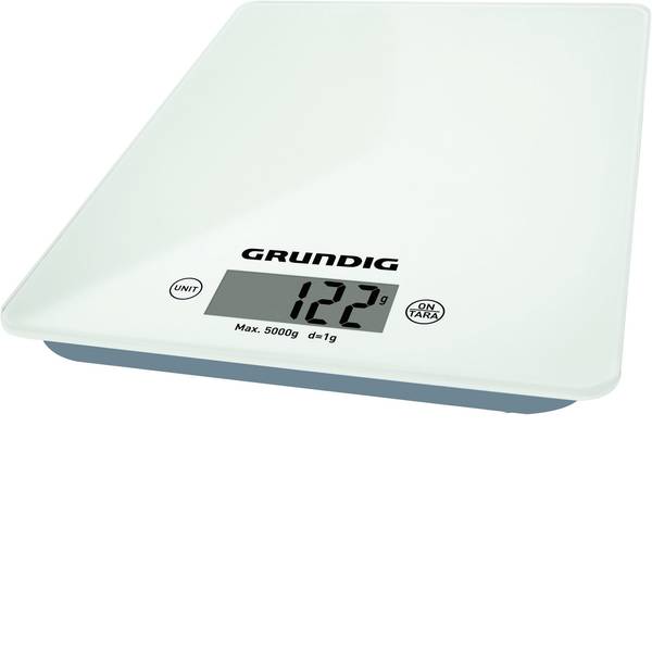 Bilance da cucina - Grundig KW 4060 Bilancia da cucina digitale Portata max.=5 kg Bianco - Bilance da cucina - Grundig KW 4060 Bilancia da cucina digitale Portata max.=5 kg Bianco -