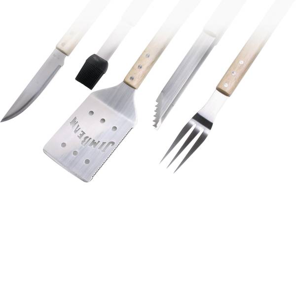 Utensili e accessori da cucina - Posate per barbecue Jim Beam® BBQ acciaio inox 5 pezzi - Utensili e accessori da cucina - Posate per barbecue Jim Beam® BBQ acciaio inox 5 pezzi -