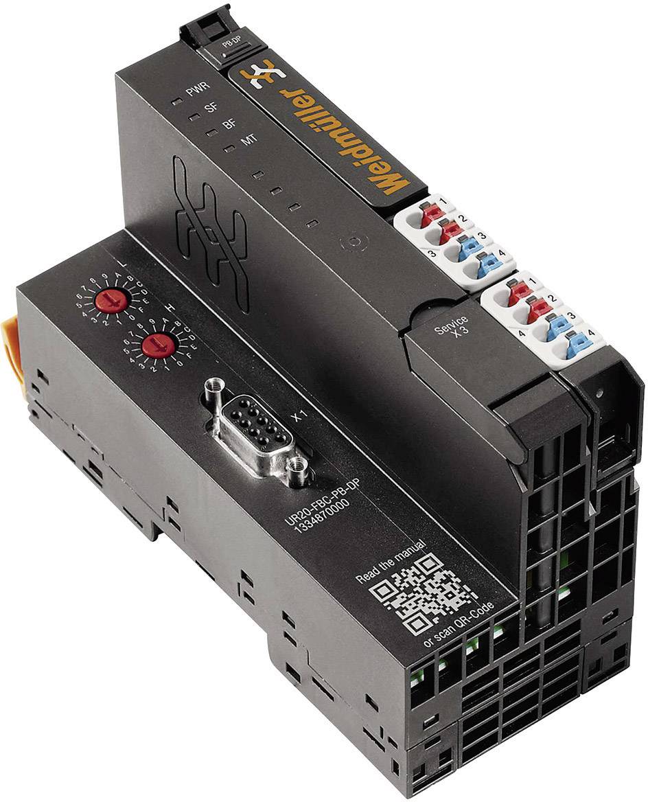 Weidmüller UR20-FBC-PB-DP 1334870000 Accoppiatore fieldbus per PLC 24 V/DC
