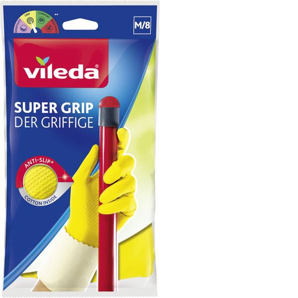 Pulizia della cucina e accessori - Guanto in gomma Vileda/Grip universale antiscivolo M 1 coppia - Pulizia della cucina e accessori - Guanto in gomma Vileda/Grip universale antiscivolo M 1 coppia -