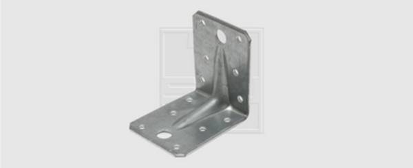 SWG  Connettore angolare con staffa 90 x 90 x 65 x 2,5 in acciaio zincato sendzimir 90 mm 68510903215 50 pz.
