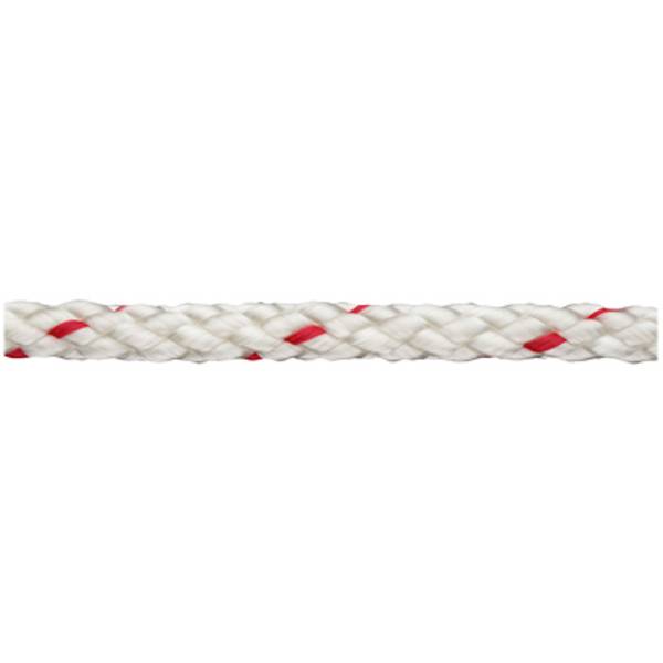 Calza in polipropilene intrecciato (Ø x L) 12 mm x 60 m dörner + helmer 190029 Rosso, Bianco