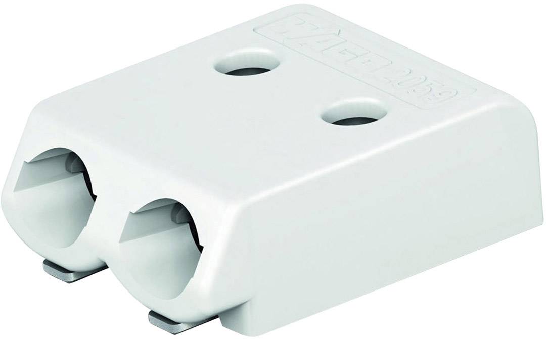 WAGO 2059-302/998-403 Morsetto a molla Numero Poli (num) 2 Bianco 1 pz.