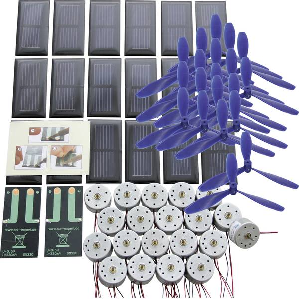 Kit di energie rinnovabili - Sol Expert Basic I - Lötanschluss Kit solare per la scuola - Kit di energie rinnovabili - Sol Expert Basic I - Lötanschluss Kit solare per la scuola -