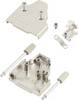 MH Connectors MHDM35-15-K 6560-0139-12 Alloggiamento D SUB Numero Poli (num): 15 Metallo 45 ° Argento 1 pz.