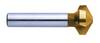 Exact 51792 Svasatore conico 8.3 mm HSS TiN Alberino cilindrico 1 pz.
