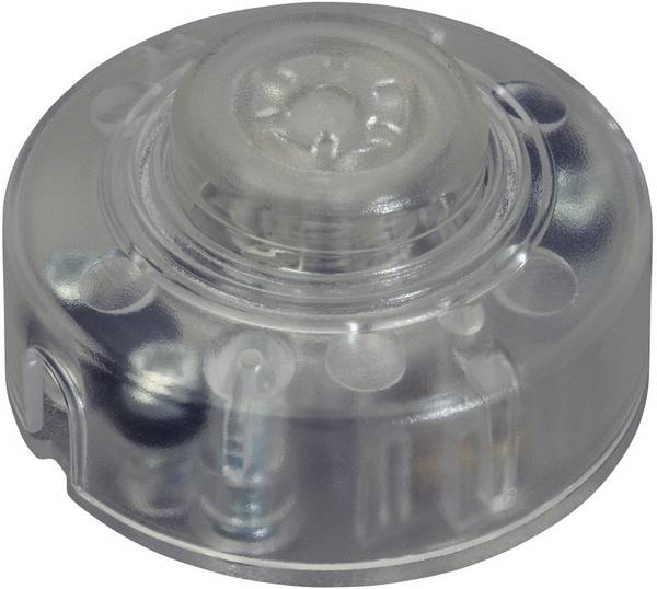 interBär 8020-008.01 Pulsante a filo passante  Bianco 1x Off / (On) 2 A   1 pz.