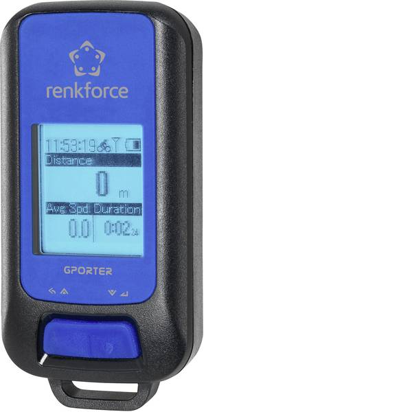 Tracker GPS - Renkforce GP-102 G-Porter Registratore GPS (Logger) Blu, Nero - Tracker GPS - Renkforce GP-102 G-Porter Registratore GPS (Logger) Blu, Nero -