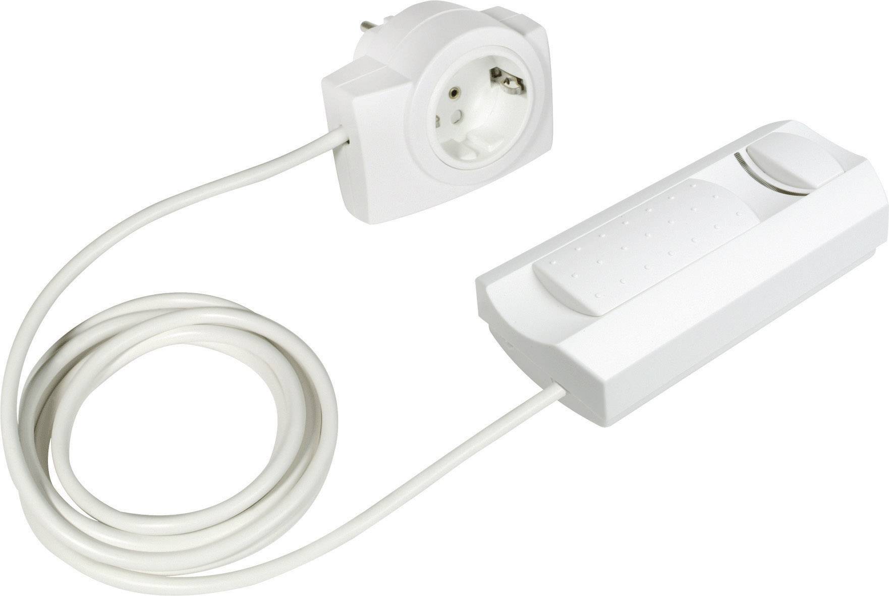 Ehmann 2660x0709 Dimmer per cavo Adatto per lampadina: Lampadina a risparmio energetico, Lampadina alogena, Lampadina ad incandescenza Bianco