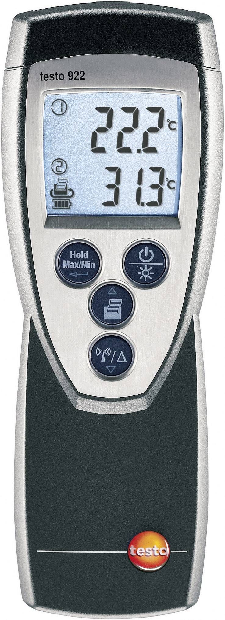 testo Set testo 922 Termometro Calibrato (Laboratorio accreditato SCS (SCS)) -50 - +1000 °C Sensore tipo K