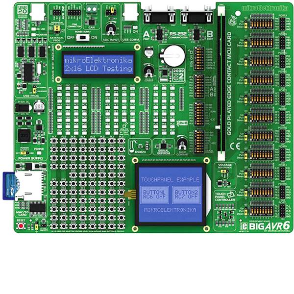 Kit e schede microcontroller MCU - MikroElektronika Scheda di sviluppo MIKROE-456 Atmel AVR - Kit e schede microcontroller MCU - MikroElektronika Scheda di sviluppo MIKROE-456 Atmel AVR -
