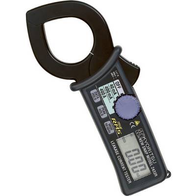Un tester di tensione portatile con display digitale, che mostra '0.00'. Adatto per misurare le correnti di dispersione nei circuiti elettrici.