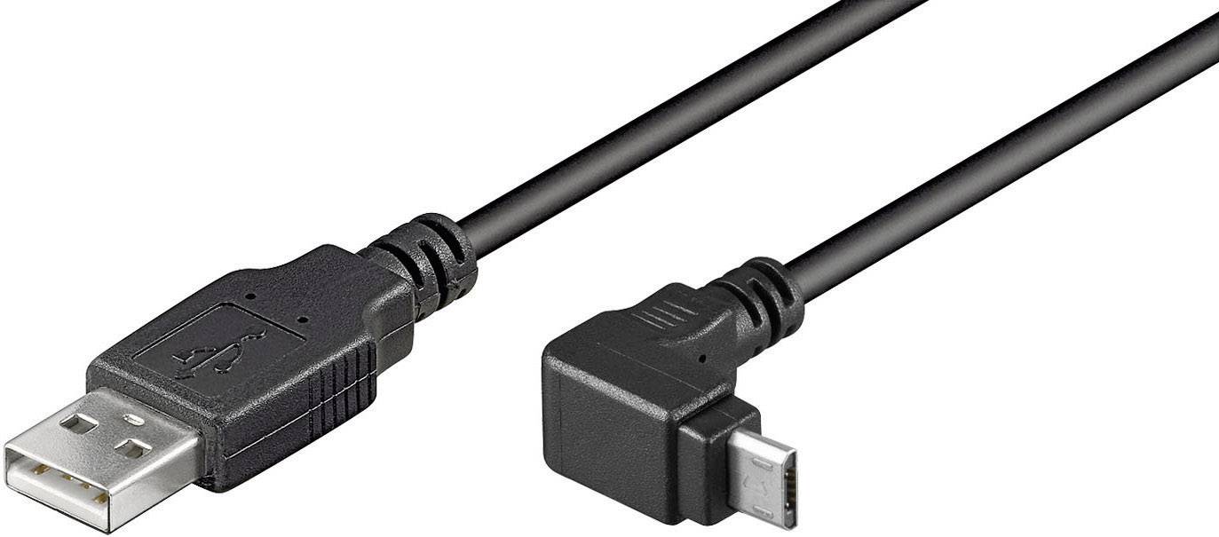 Cavo USB A Maschio a MICRO B Maschio Angolato 1.8m-0