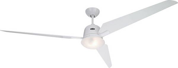 CasaFan Eco Aviatos 162 WE-WE Ventilatore da soffitto  31 W (Ø x A) 162 cm x 365 mm Lacca - Bianco Pale intercambiabili, con illuminazione, con telecomando